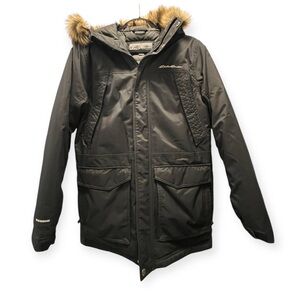SOLD Eddie Bauer Men's WeatherEdge Goose Down & Feather Waterproof Coat- Sz M